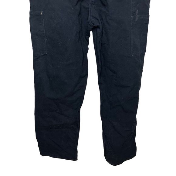 Carhartt Double Knee Riveted Work Pants Men’s 30x32 Black Duck Canvas - Picture 6 of 7